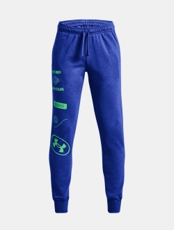 Boys' UA Rival Fleece Wordmark Jogger Pant