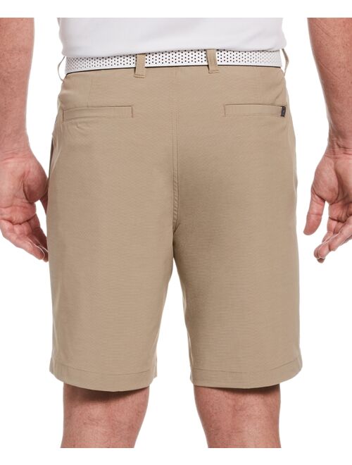 PGA TOUR Men's Performance Stretch Flat Front Horizontal Textured Golf Shorts