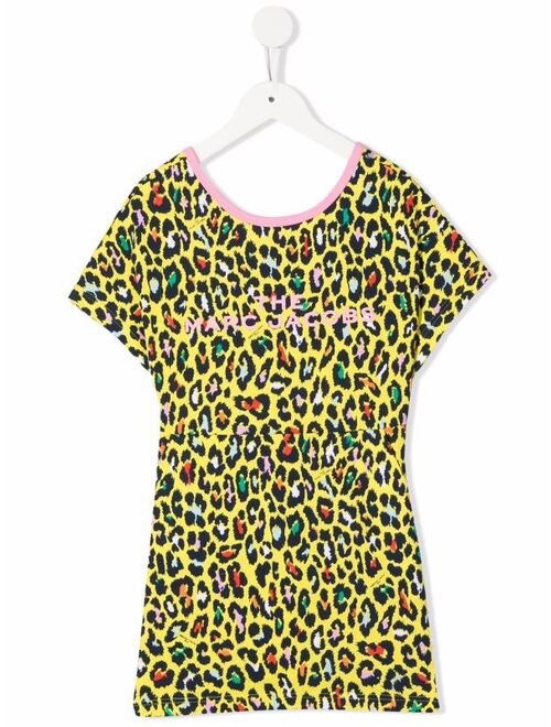 The Marc Jacobs Kids cheetah-print organic-cotton dress