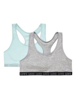 Girls SO® 2-Pack Racerback Sports Bras