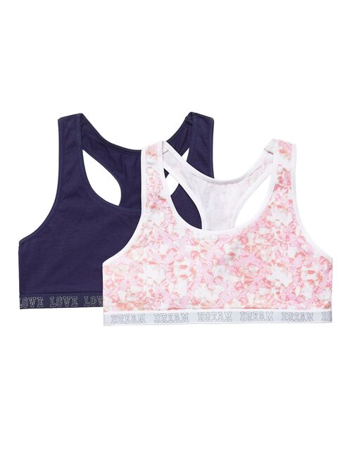 Girls SO® 2-Pack Racerback Sports Bras