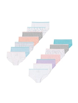 Girls 6-16 Hanes 14-pack Cotton Briefs