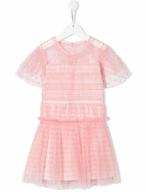 Self-Portrait Kids tulle mini dress