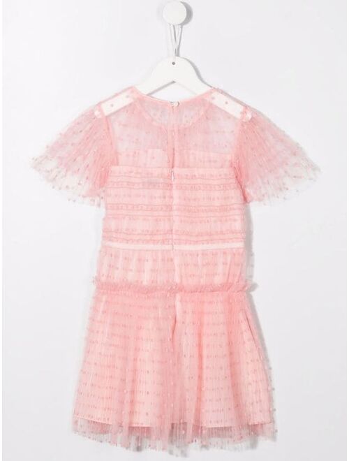 Self-Portrait Kids tulle mini dress