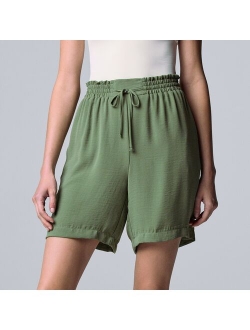 High-Rise Paperbag Waist Shorts