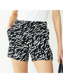 Mid-Rise Pull-On Soft Shorts