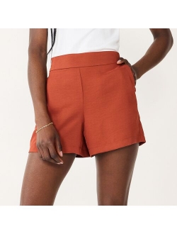 Mid-Rise Pull-On Soft Shorts