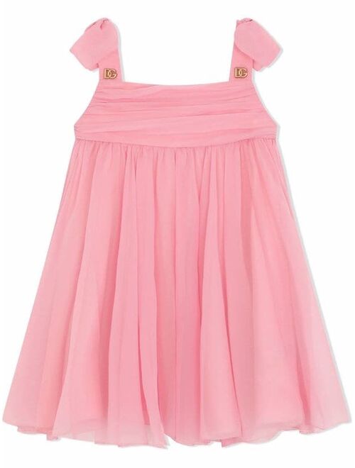 Dolce & Gabbana Kids chiffon silk dress