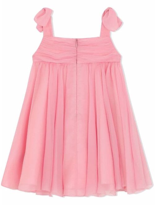 Dolce & Gabbana Kids chiffon silk dress