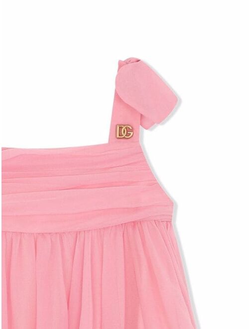 Dolce & Gabbana Kids chiffon silk dress