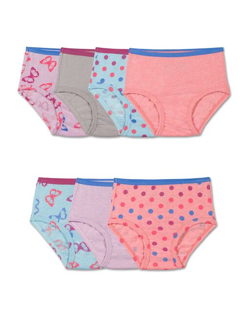 Toddler Girl Fruit of the Loom® 7-pk. Stripes, Stars & Solids Signature Ultra Soft Briefs