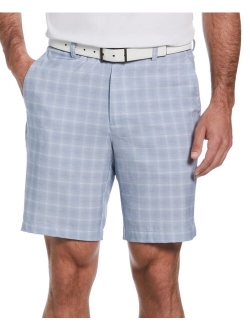 PGA TOUR Men's Plaid-Print Golf Shorts