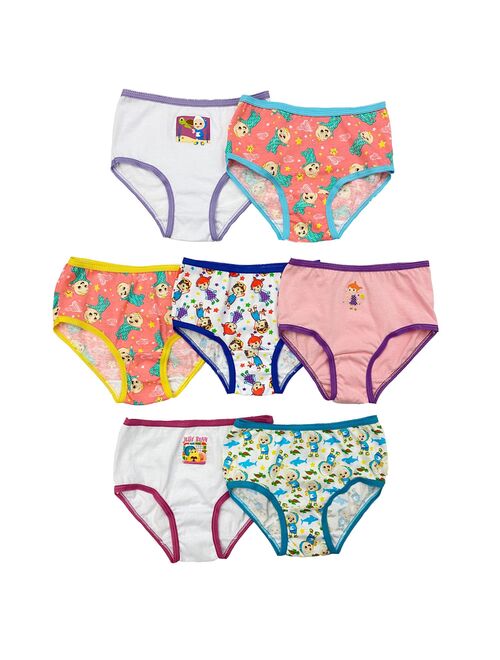 Toddler Girl 7 Pack CoComelon Brief Underwear