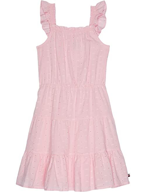 Tommy Hilfiger Kids Puff Sleeve Dress (Big Kids)