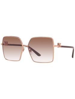 Women's Metal Gradient Lens Sunglasses DG2279