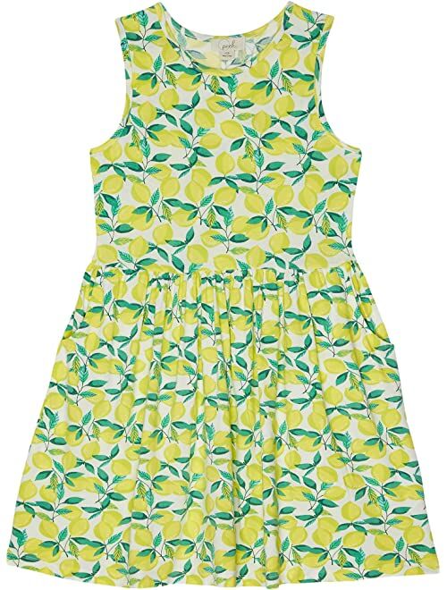 PEEK Lemons All Over Print Dress (Toddler/Little Kids/Big Kids)