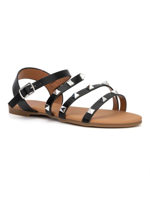 Olivia Miller Dazzling Stud Girls' Sandals