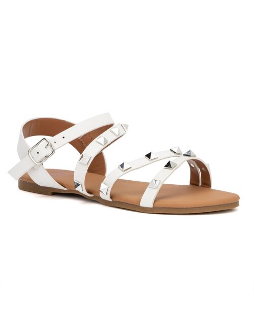 Olivia Miller Dazzling Stud Girls' Sandals