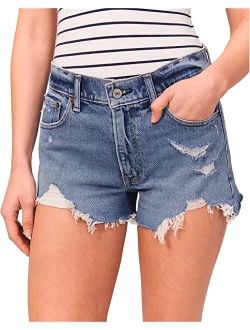 Mid-Rise Mom Shorts