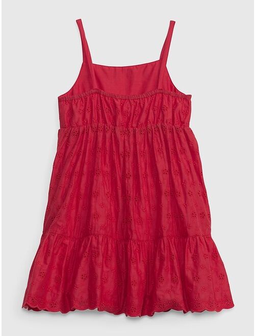 Gap Toddler Eyelet Tiered Tank Dress