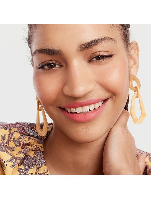 J.Crew Made-in-Italy acetate chainlink earrings