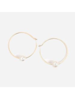 Melissa Joy Manning 3/4" pearl hoops