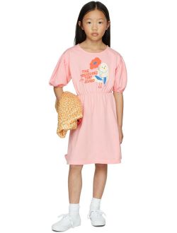 TINYCOTTONS Kids Pink Tiny Treasures Dress