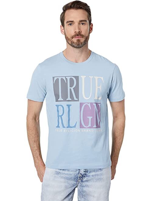 True Religion Short Sleeve Checkered True