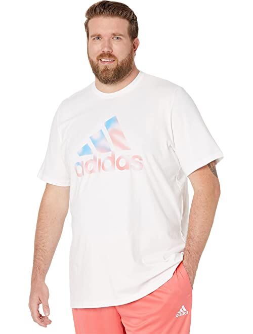 adidas Americana Badge of Sport Tee - Tall