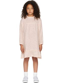 DAILY BRAT Kids Pink Lois Flower Dress