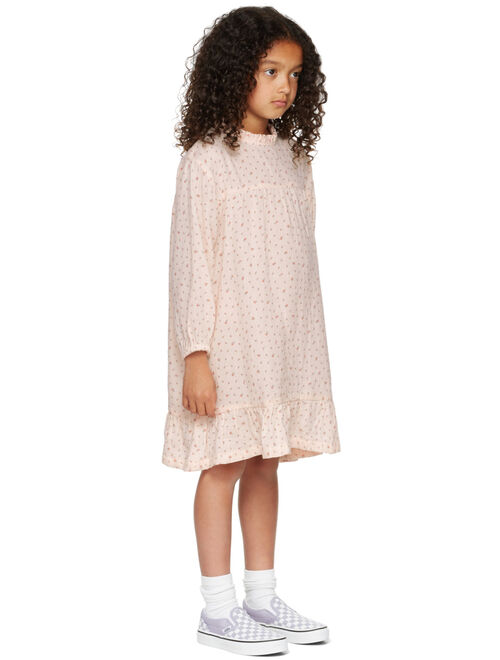 DAILY BRAT Kids Pink Lois Flower Dress