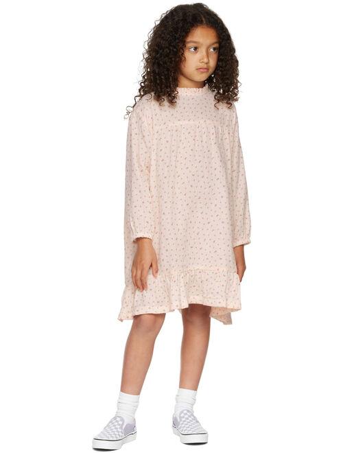 DAILY BRAT Kids Pink Lois Flower Dress