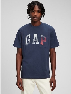 100% Organic Cotton Archive Gap Arch Logo T-Shirt