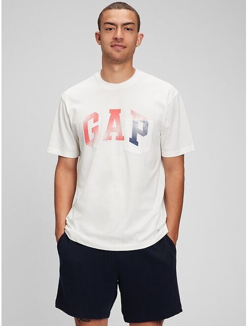 100% Organic Cotton Archive Gap Arch Logo T-Shirt