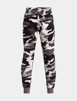 Boys' UA Rival Fleece Printed Joggers