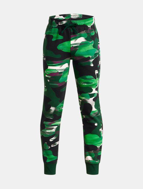 Under Armour Boys' UA Rival Fleece Printed Joggers