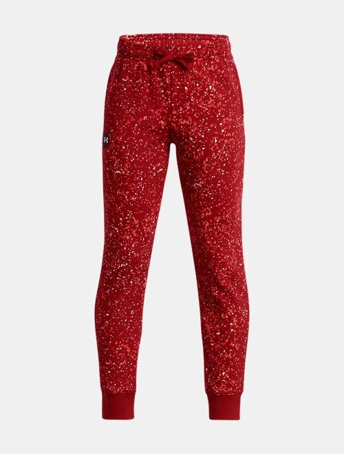 Under Armour Boys' UA Rival Fleece Printed Joggers