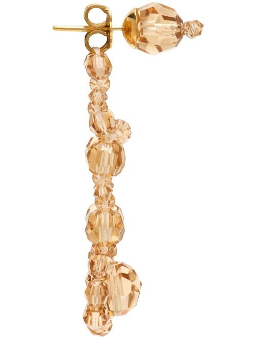 SIMONE ROCHA Beige Victorian Flower Earrings