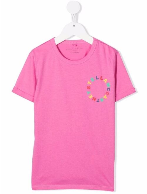 Stella McCartney Kids logo-print cotton T-Shirt