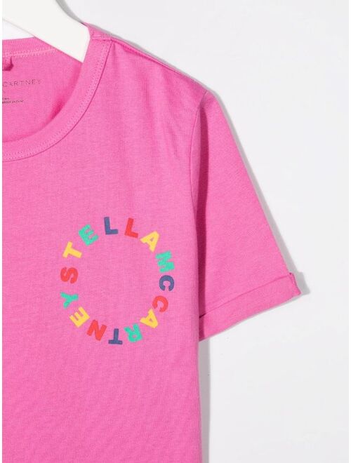 Stella McCartney Kids logo-print cotton T-Shirt