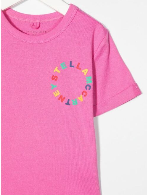 Stella McCartney Kids logo crew-neck T-shirt