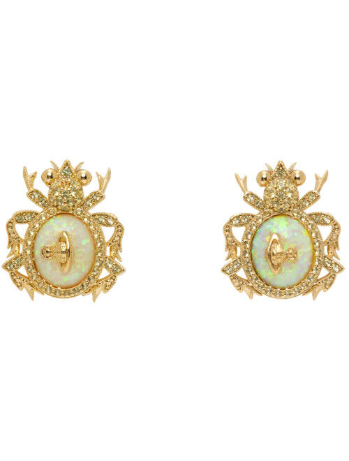 VIVIENNE WESTWOOD Gold Lupe Earrings