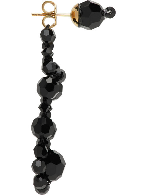 SIMONE ROCHA Black Victorian Flower Earrings