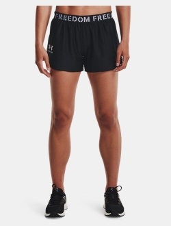 Women's UA Freedom Play Up Shorts