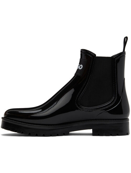 HUGO Black Tabita Rain Boots