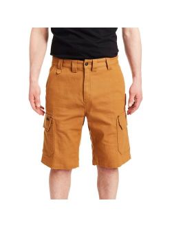 Men's Smith's Workwear 11-inch Relaxed-Fit Stretch Duck Canvas Cargo Shorts