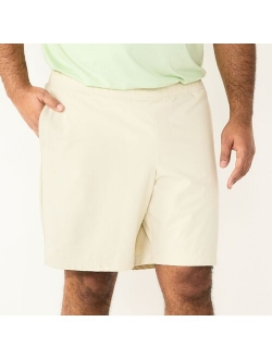 Big & Tall Apt. 9 Premier Flex E-Waist 9-inch Shorts