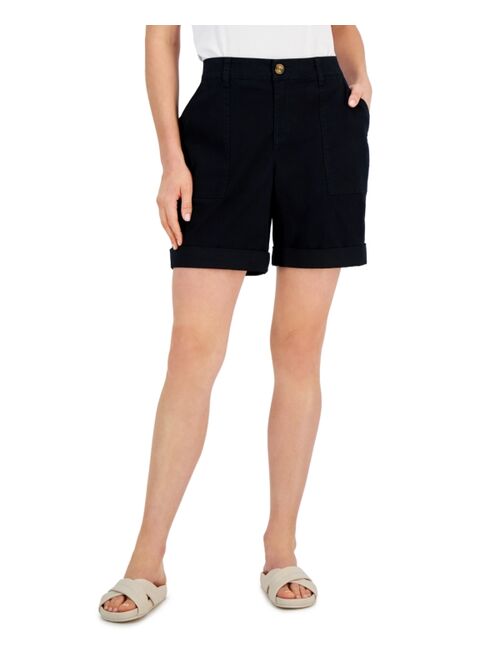 STYLE & CO Rolled Cuff Bermuda Shorts, Created for Macy's