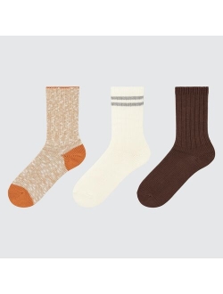 Low-Gauge Slub Socks (3 Pairs)