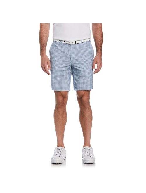 Men's Grand Slam Small-Plaid Golf Short